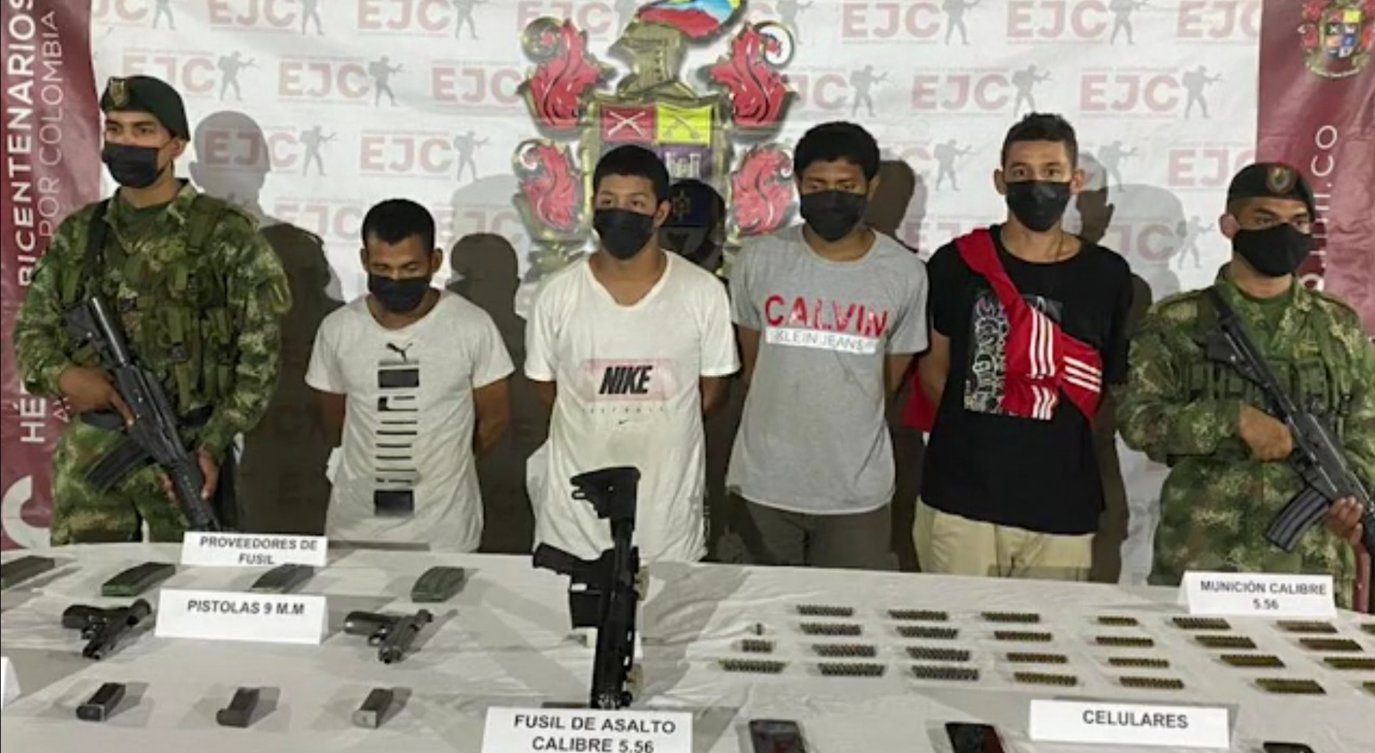 Capturados integrantes del GAO Clan del Golfo en Antioquia