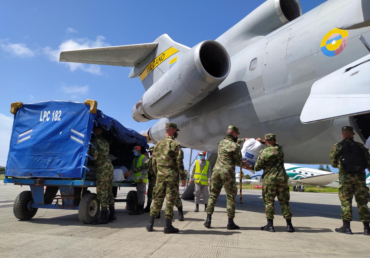 Bienestar de los providencianos sigue siendo prioridad para la Fuerza Aérea Colombiana