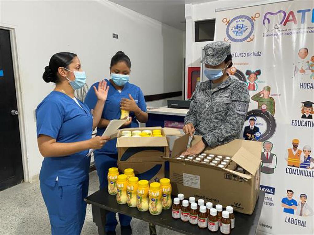 Entrega de medicamentos en el municipio de Guapi, Cauca
