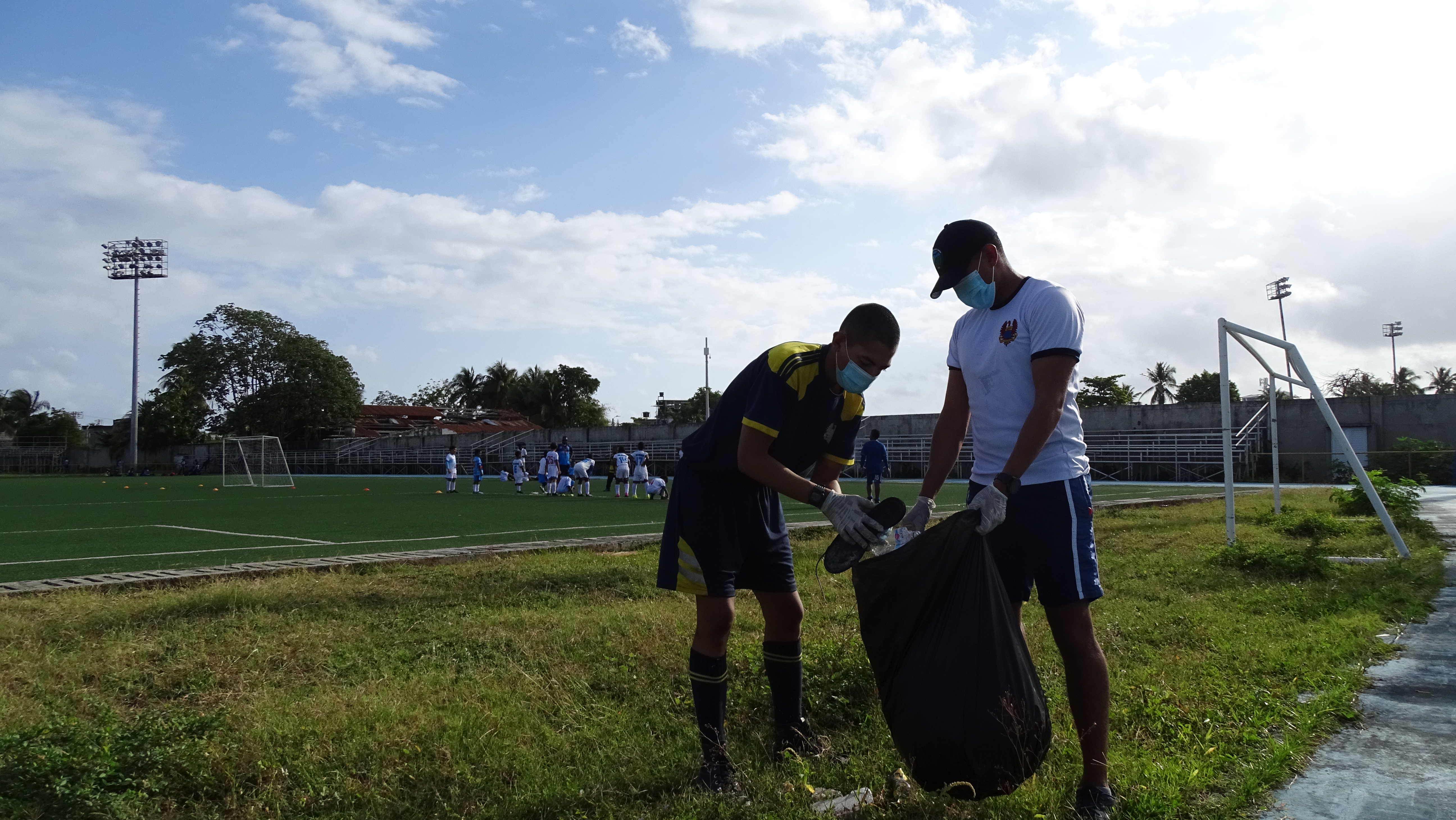 GACAR continúa apoyando las jornadas de embellecimiento de los escenarios deportivos en el Archipiélago 