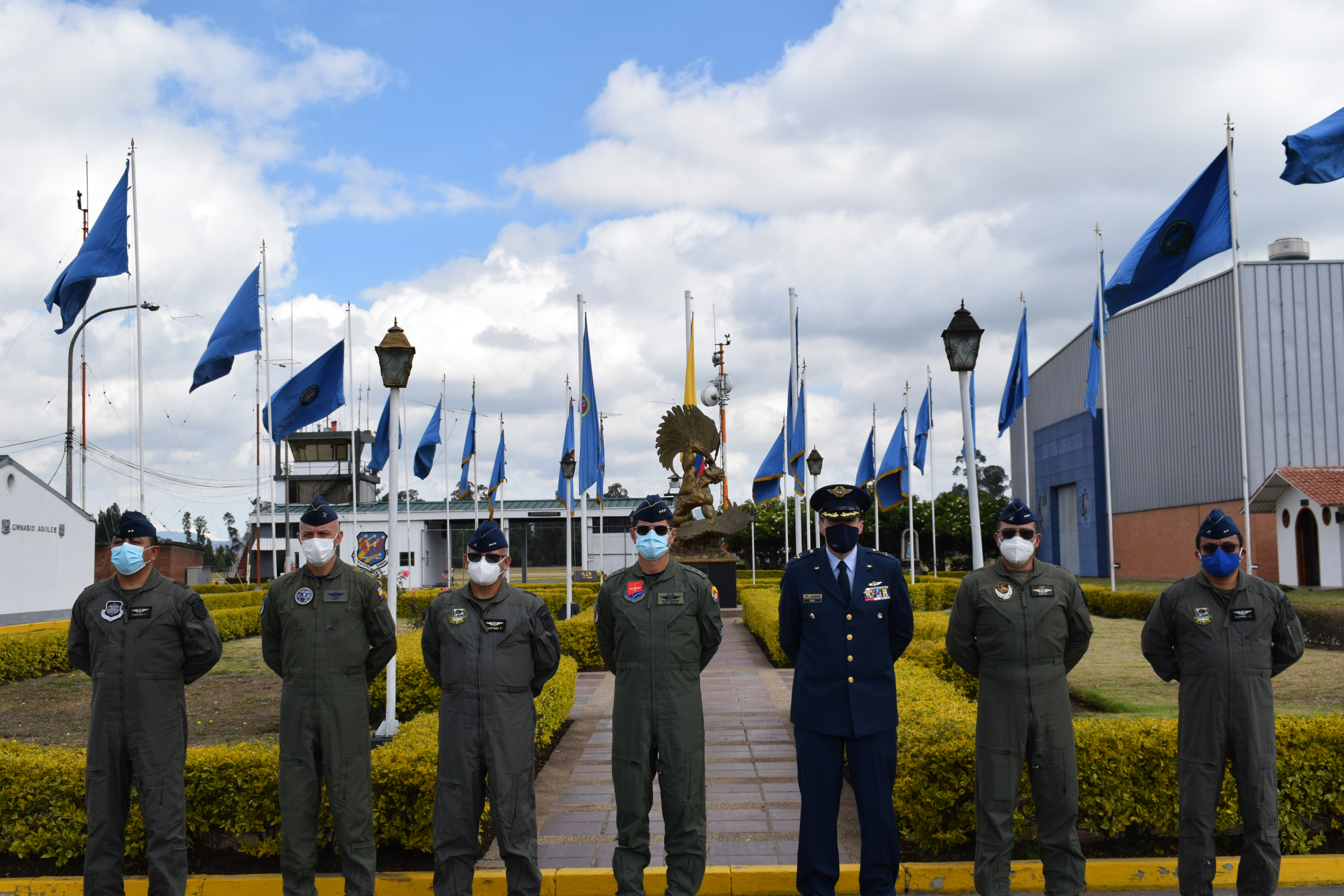 Visita Geoestratégica de la Fuerza Aérea Guatemalteca a CAMAN 