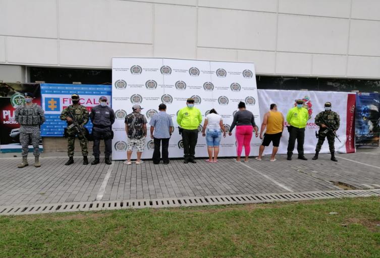 Seis detenidos, en contundente operativo contra el microtráfico en Tolima.