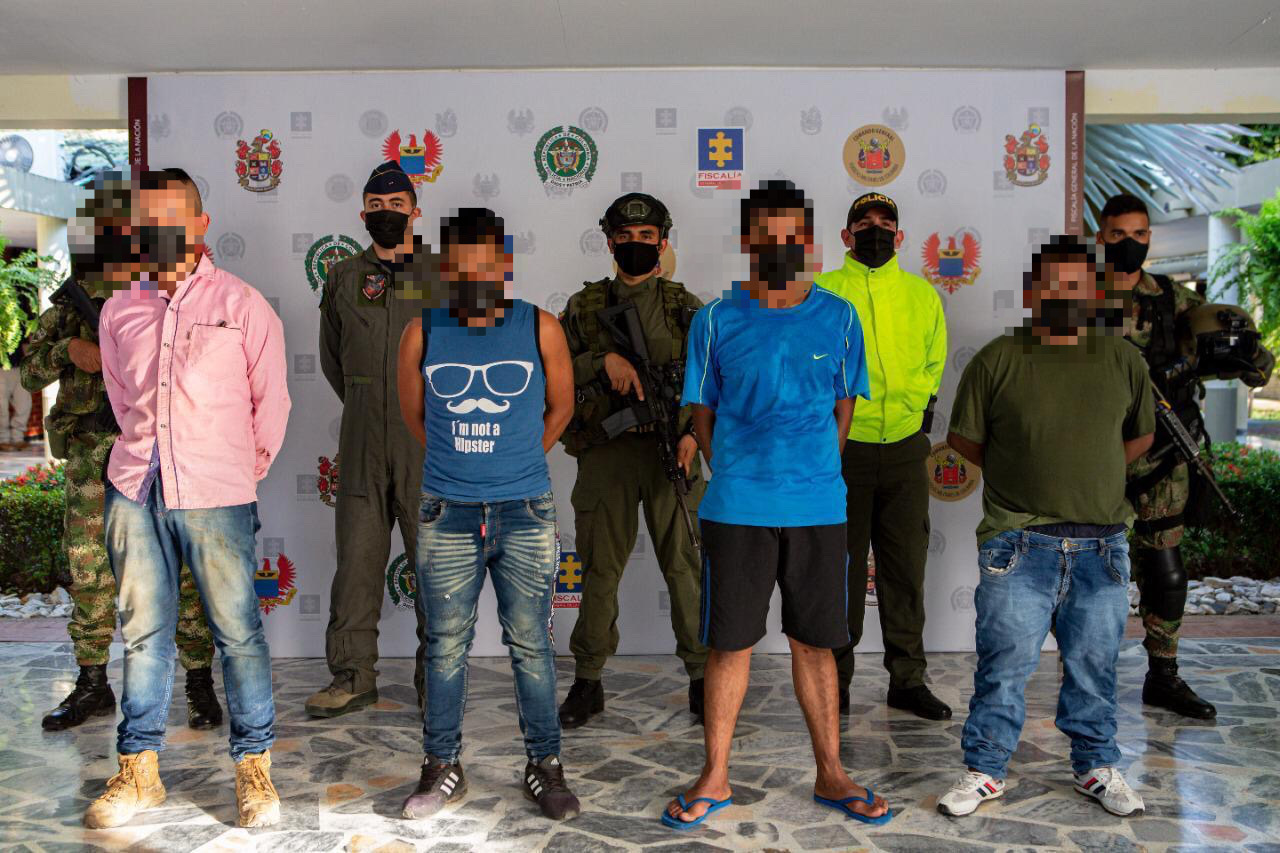Capturados ocho integrantes de la Quinta Comisión Armada del GAO-r en el Cauca