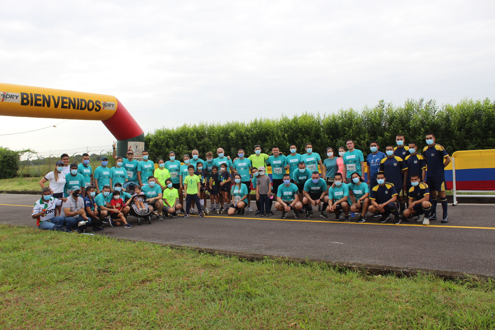 Grupo Aéreo del Casanare corrió por los Héroes de Colombia
