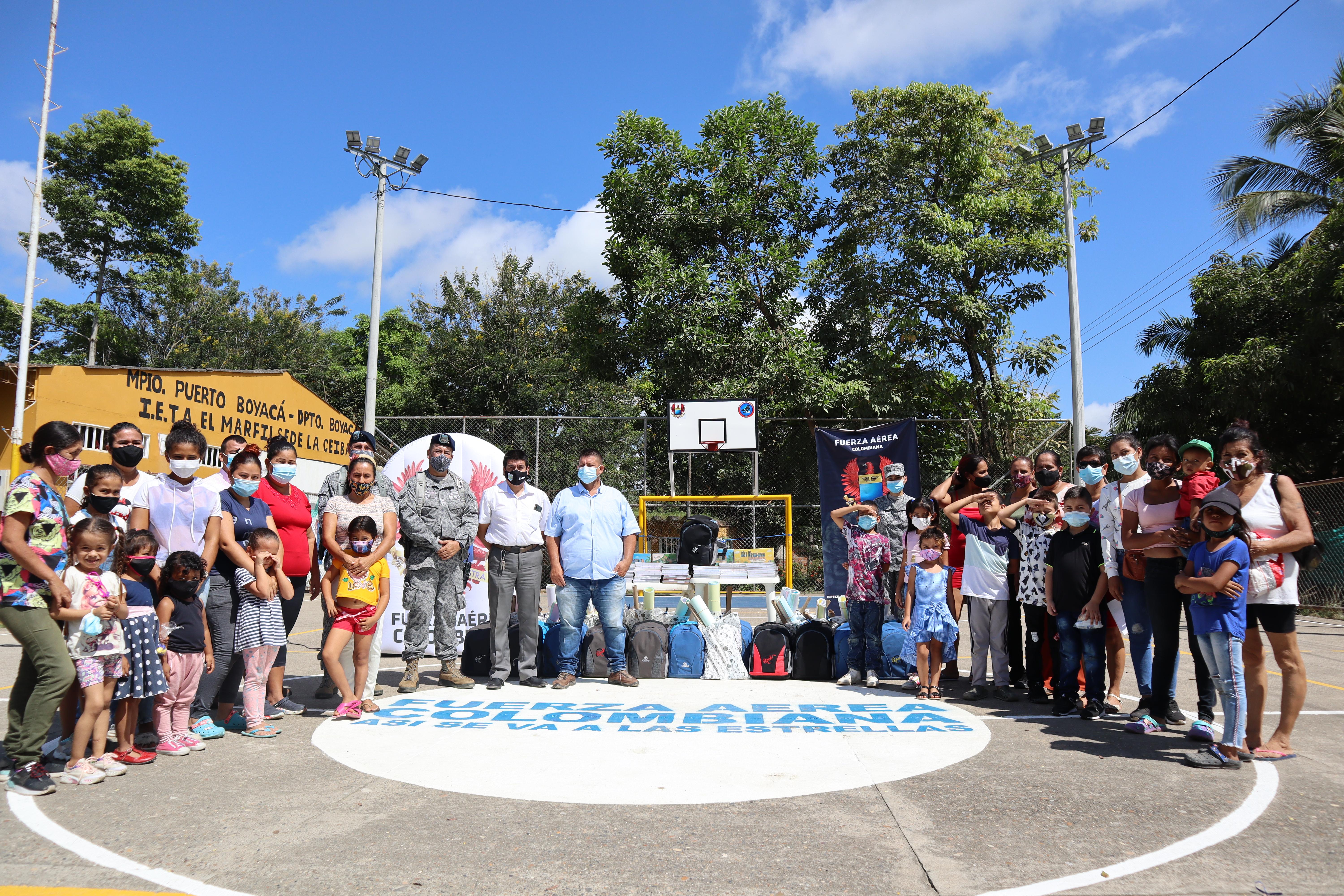 Estudiantes en Puerto Boyacá estrenan zona recreativa gracias al “Plan Corazón Amigo” 