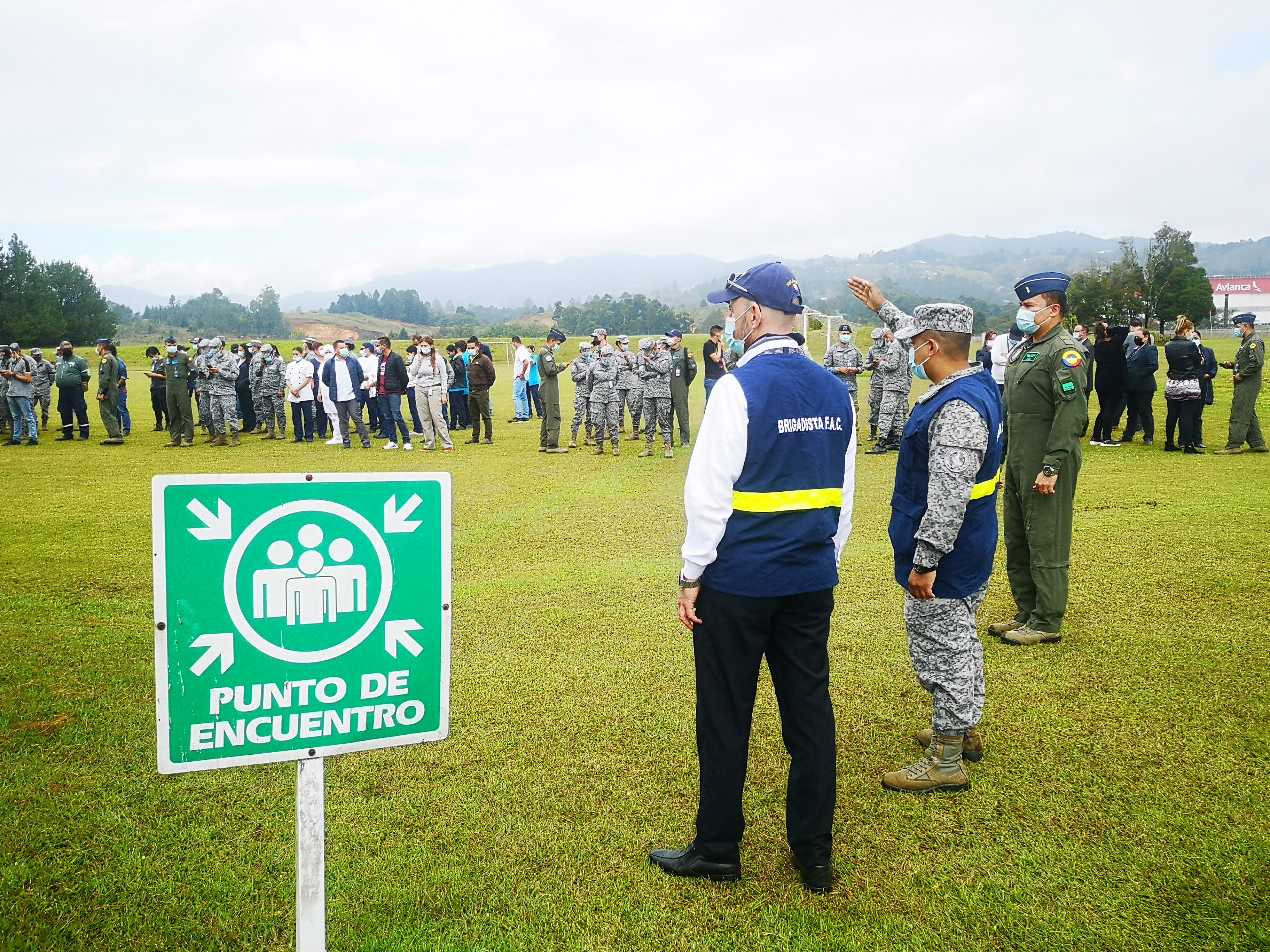 Desde Rionegro, su Fuerza Aérea Colombiana se sumó a Simulacro Nacional