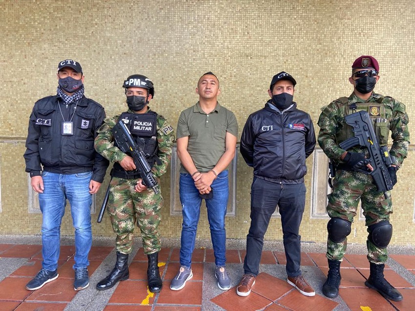 Alias ‘Colacho’ cabecilla de las disidencias en Bolívar, fue capturado