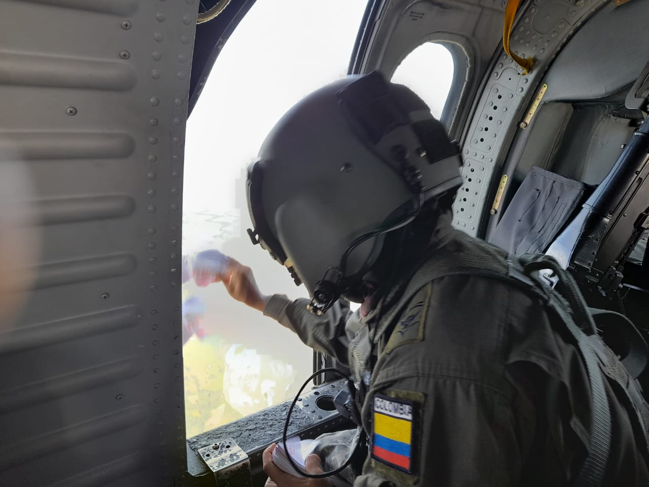 con campañas aéreas se fortalece la seguridad en el oriente Colombiano