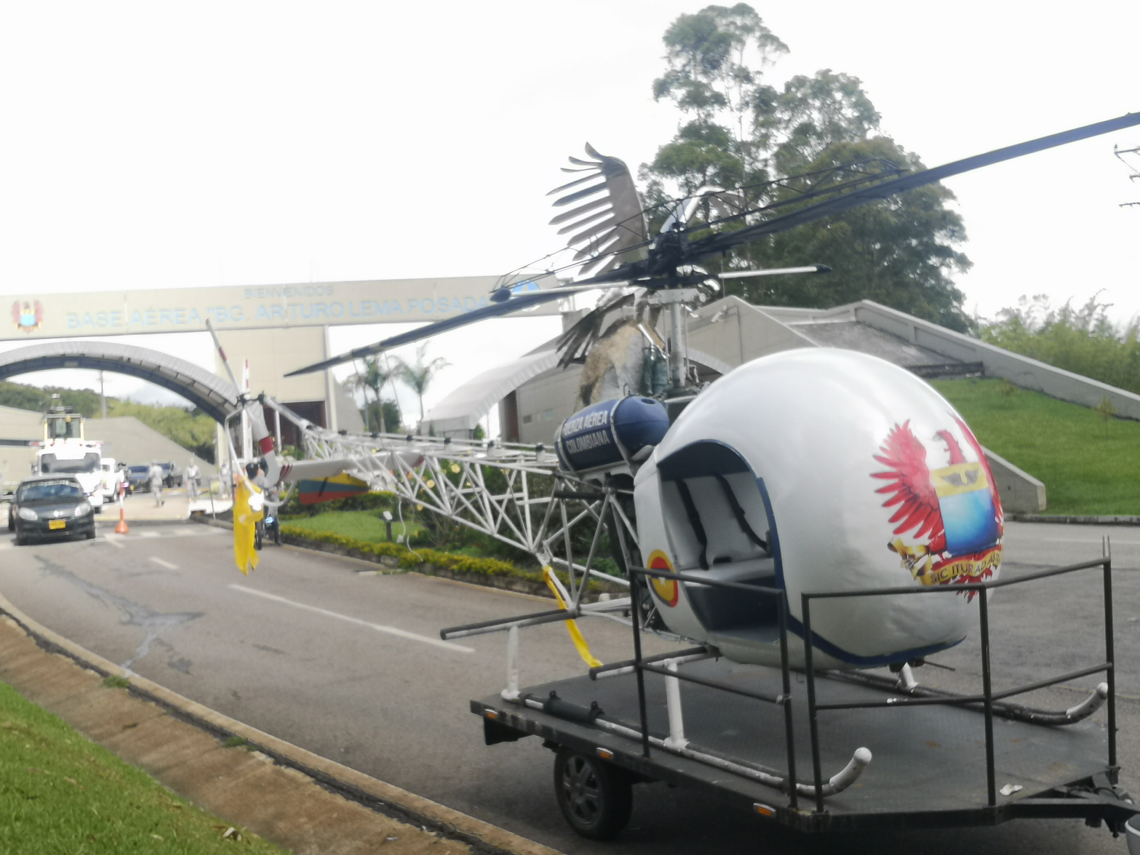 Al municipio de El Carmen de Viboral llegaron aeronaves insignia de la Fuerza Aérea Colombiana 
