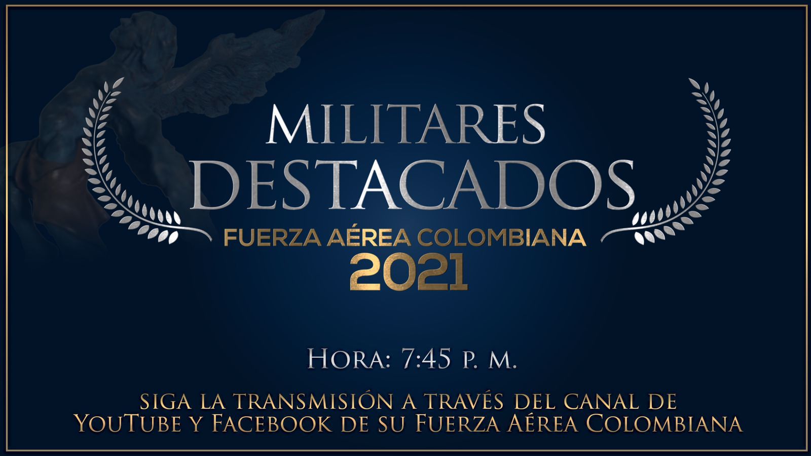 Hoy, homenaje a los militares destacados de su Fuerza Aérea Colombiana 2021
