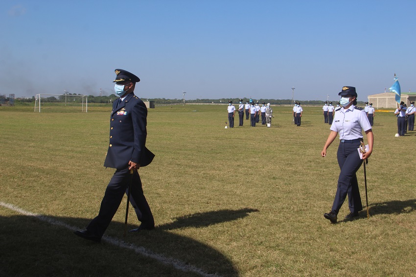 El Comando Aéreo de Combate No.3 recibió a su nuevo Comandante en ceremonia militar