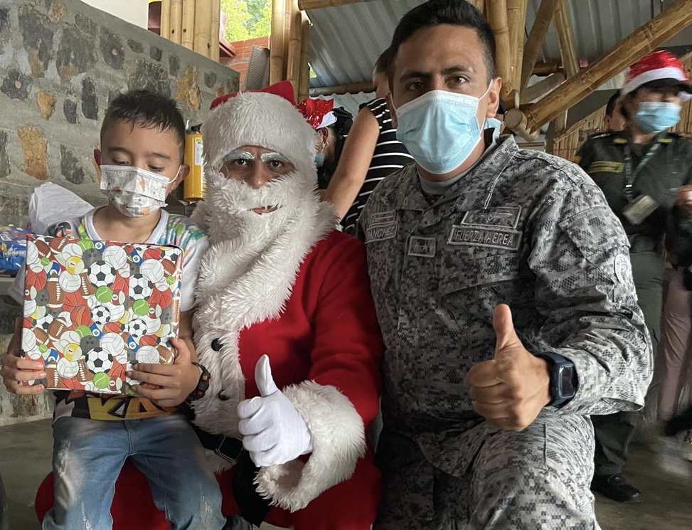 La ‘Navidad Azul’ llegó a Icononzo, Tolima 