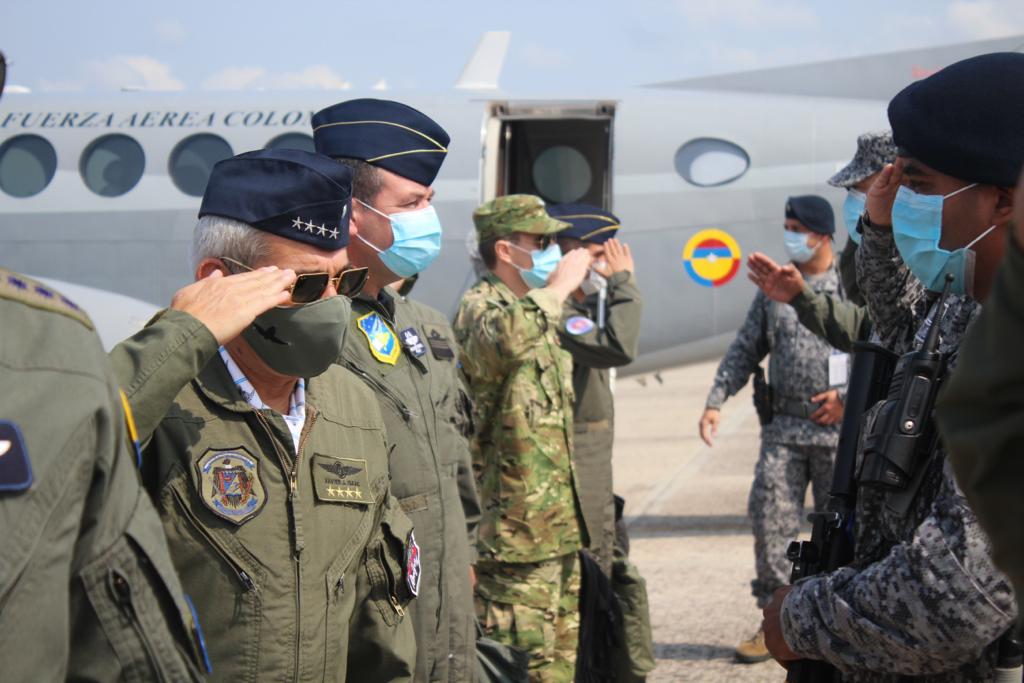 Visita geoestratégica del Jefe de Estado Mayor General de la Fuerza Aérea de Argentina al Comando Aéreo de Combate No.1