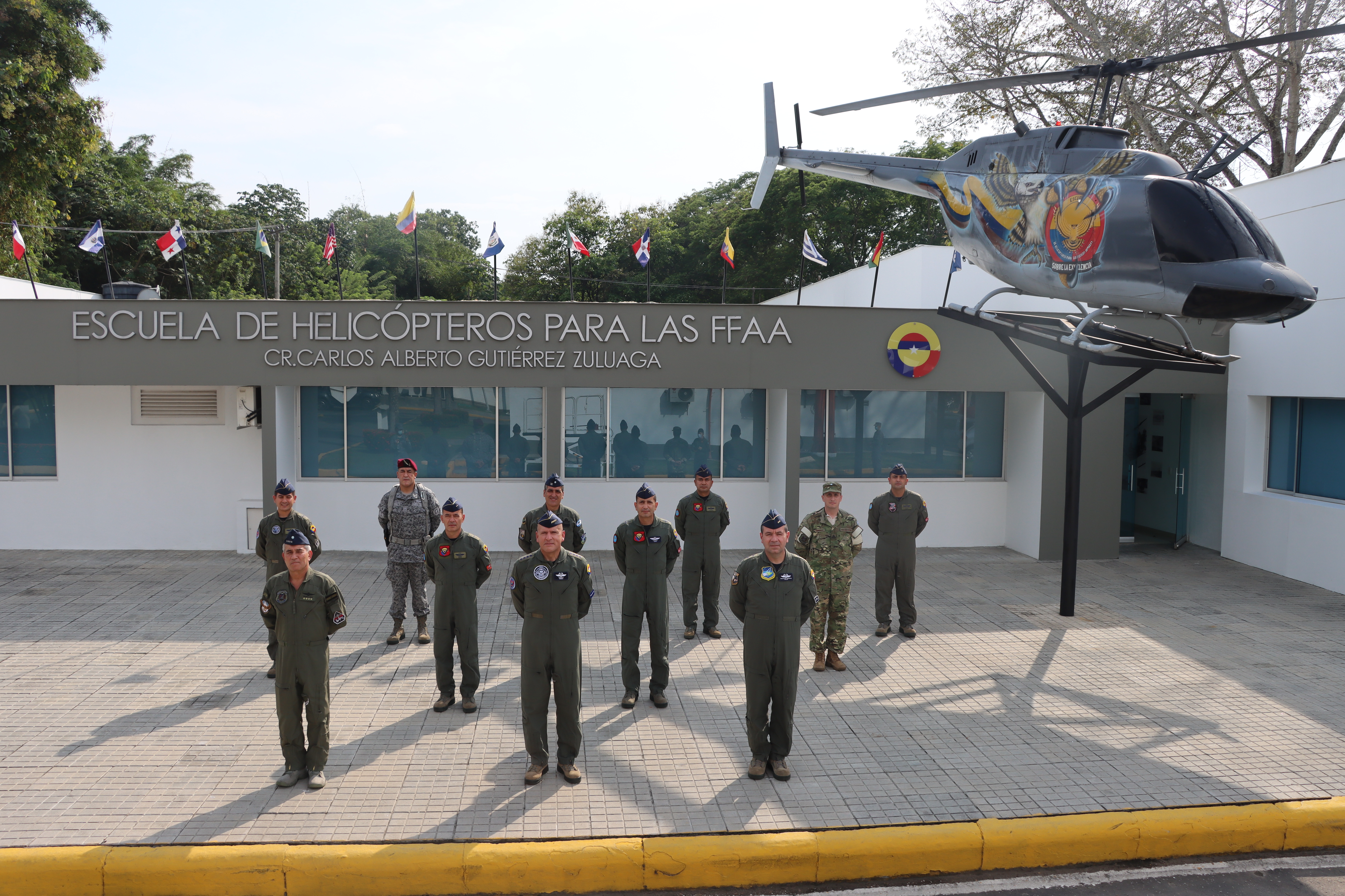 Visita de la Fuerza Aérea Argentina al CACOM 4