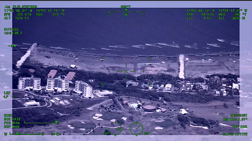 Las playas del Caribe son monitoreadas desde el aire