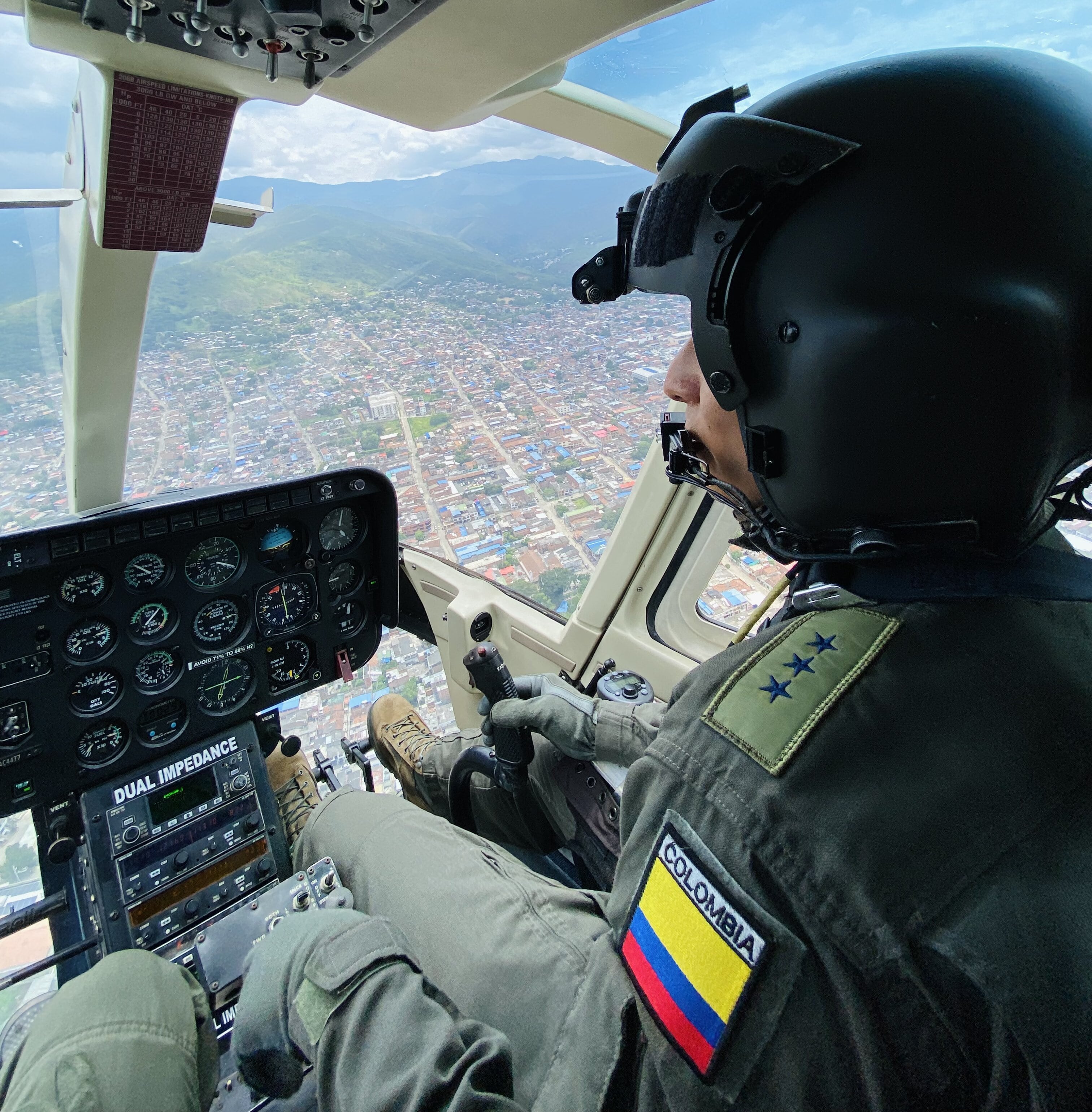 Misiones aéreas fortalecen la seguridad en el suroccidente el país