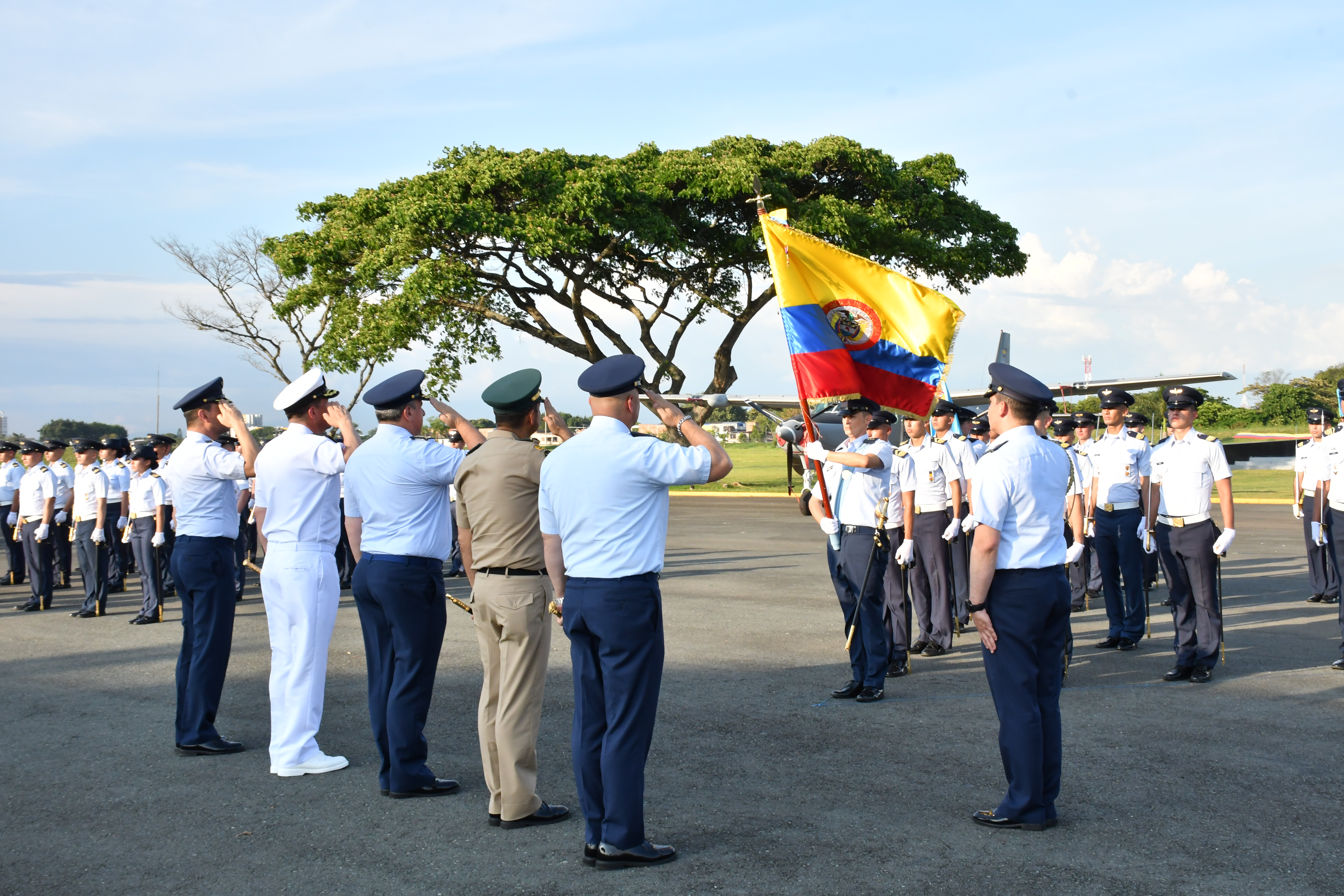 Comando Aéreo de Combate No.7 celebra su noveno aniversario de compromiso con el país 