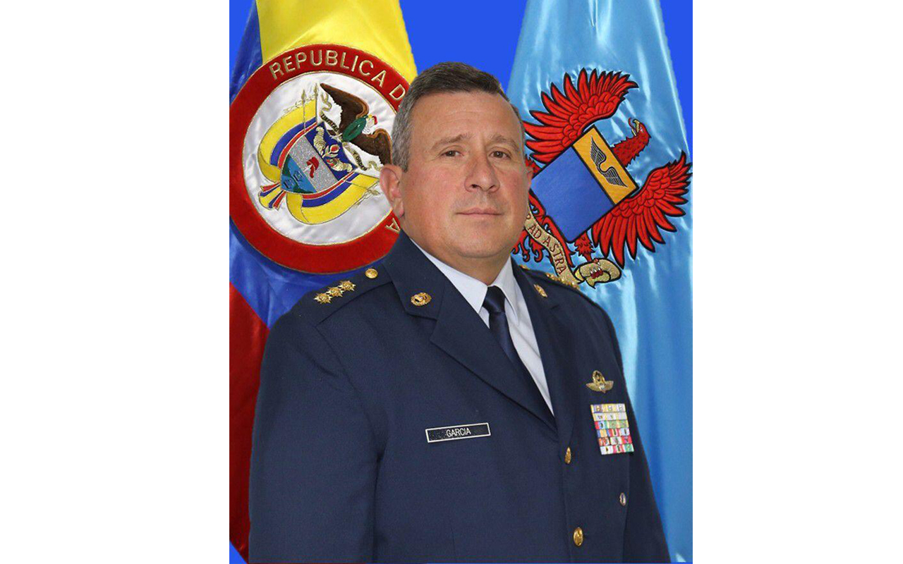 Mayor General Pablo García, nuevo comandante de la Fuerza Aérea Colombiana
