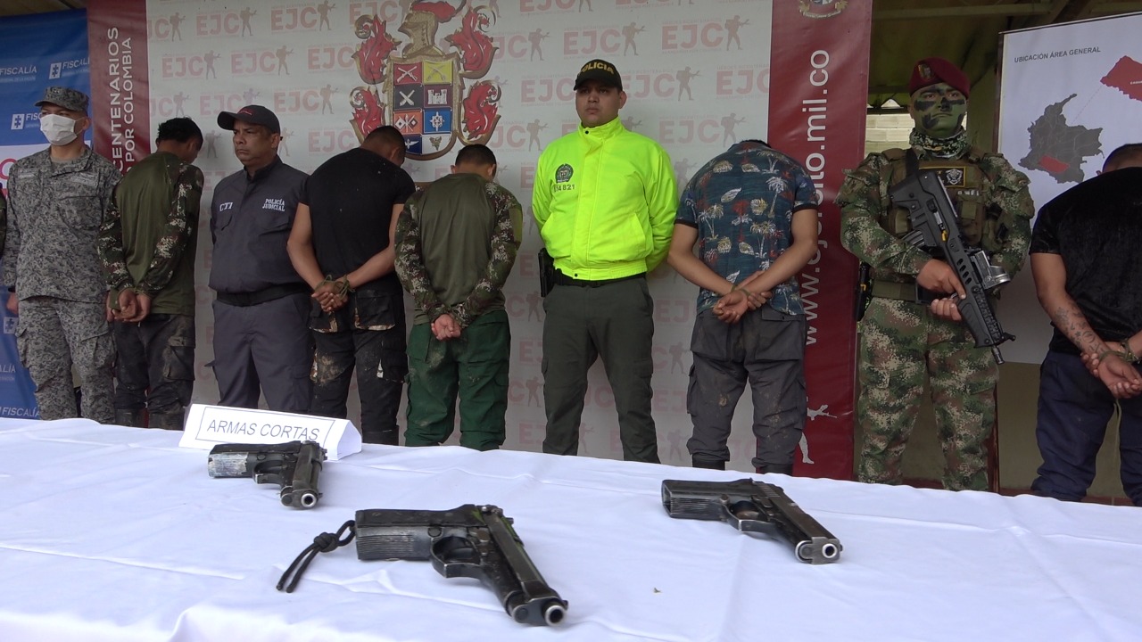 Presuntos miembros de la ‘Segunda Marquetalia’ fueron  capturados en Caquetá