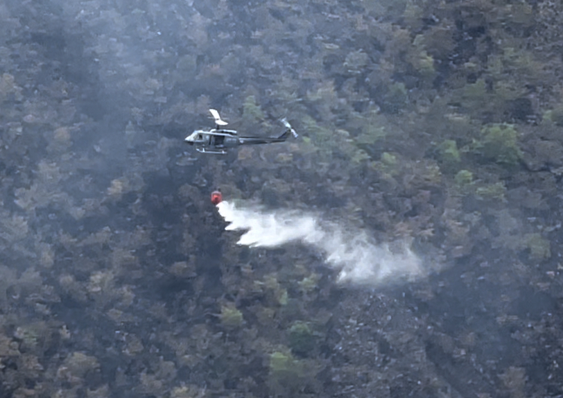 Su Fuerza Aérea Colombiana apoya extinción de incendios en el Tolima