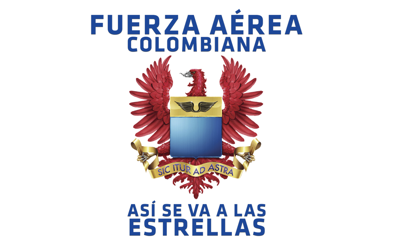 Nueva línea de mando de su Fuerza Aérea Colombiana