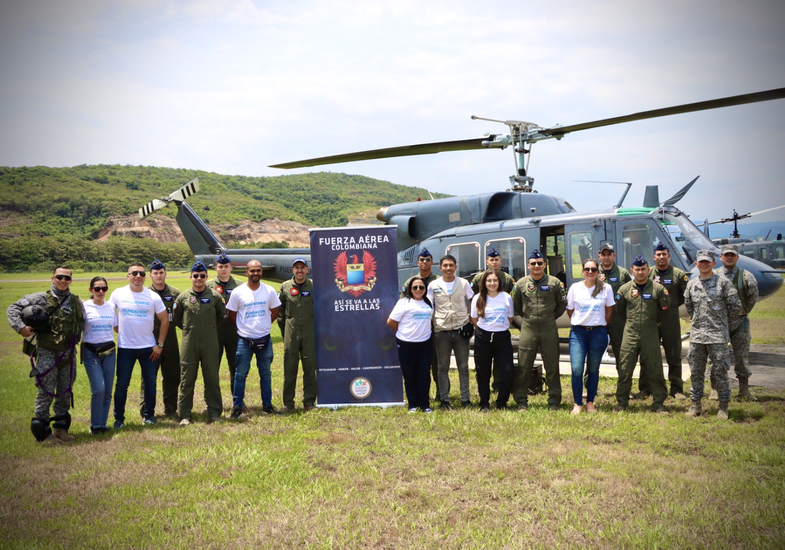 Su Fuerza Aérea Colombiana apoyó Jornada de Salud en el corregimiento de Maracaibo, Tolima 