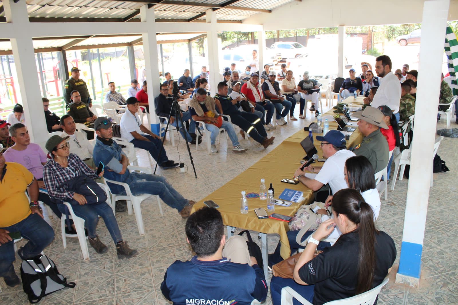 Agenda de gobierno en Puerto Gaitán, fue apoyada por su Fuerza Aérea Colombiana