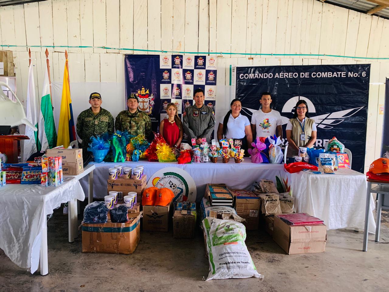 Familias del Caquetá se vieron beneficiadas gracias a su Fuerza Aérea Colombiana