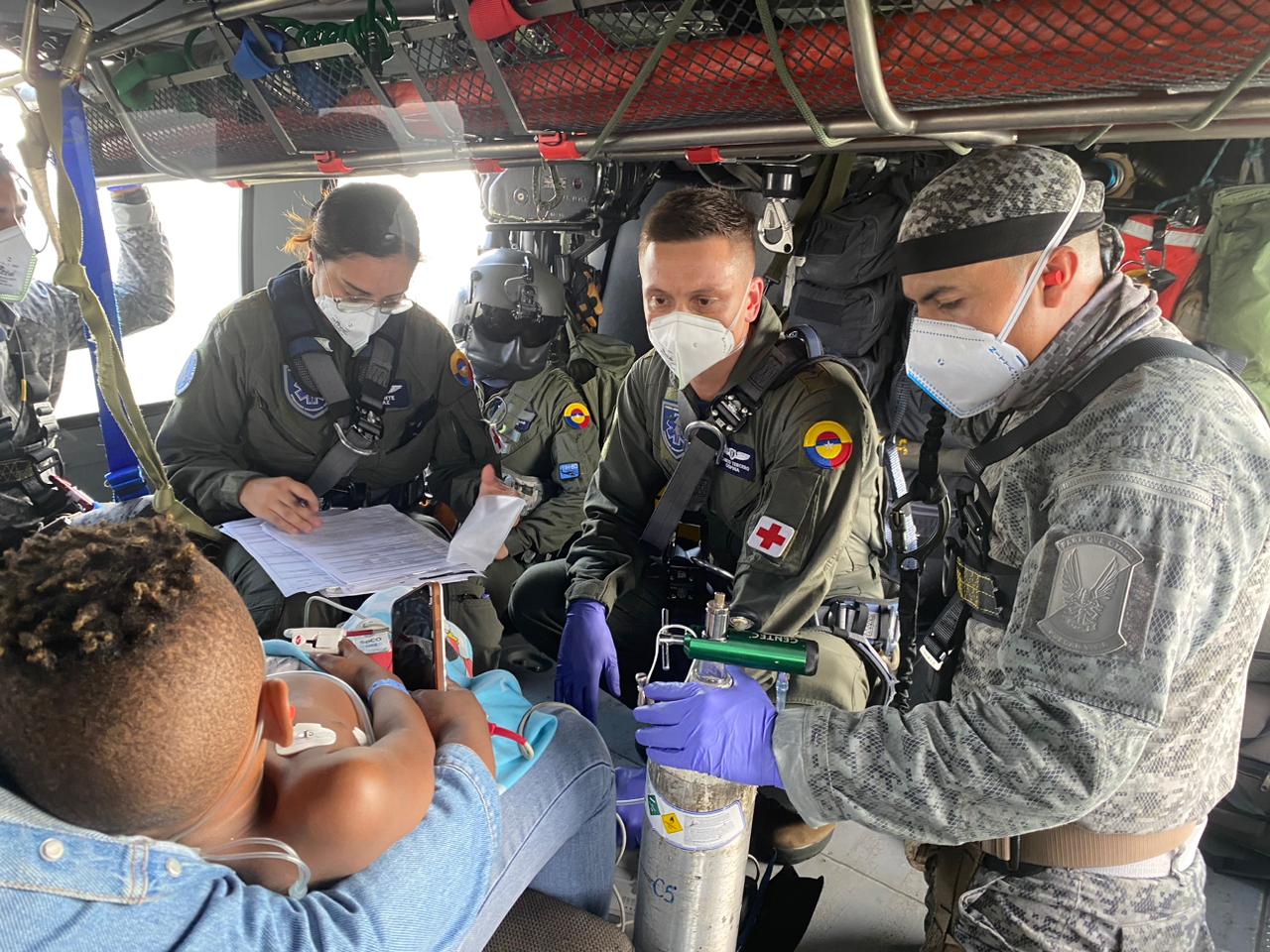 Por afecciones respiratorias, un menor fue evacuado de urgencia desde Chocó    