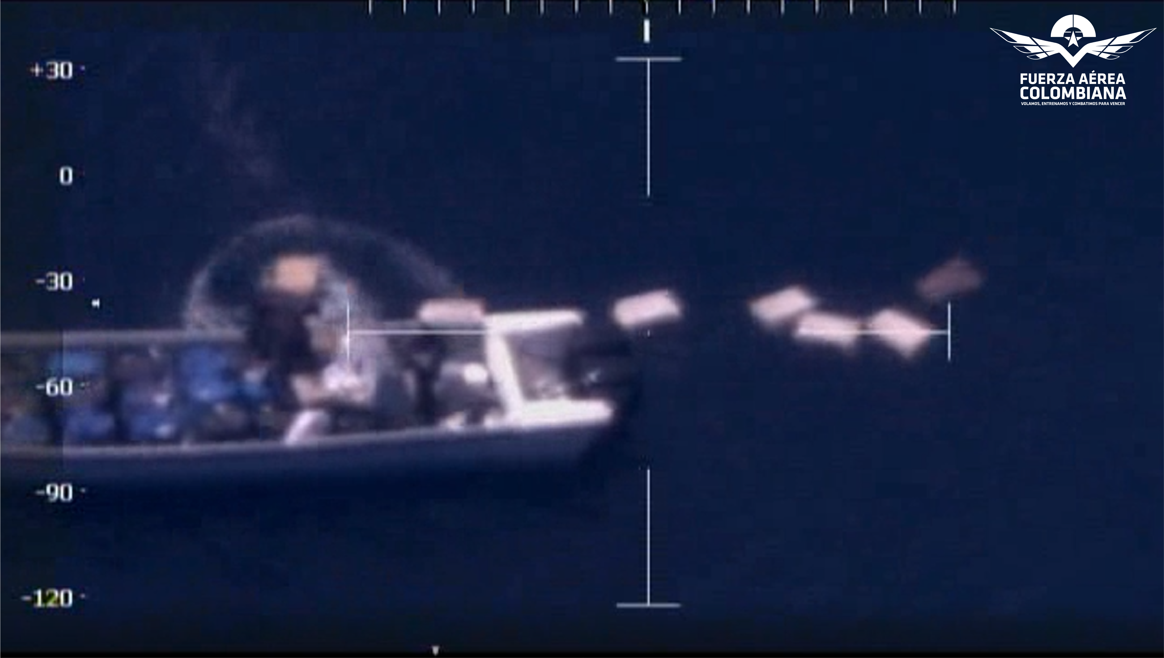 Interceptada lancha que transportaba clorhidrato de cocaína, en el océano pacífico 
