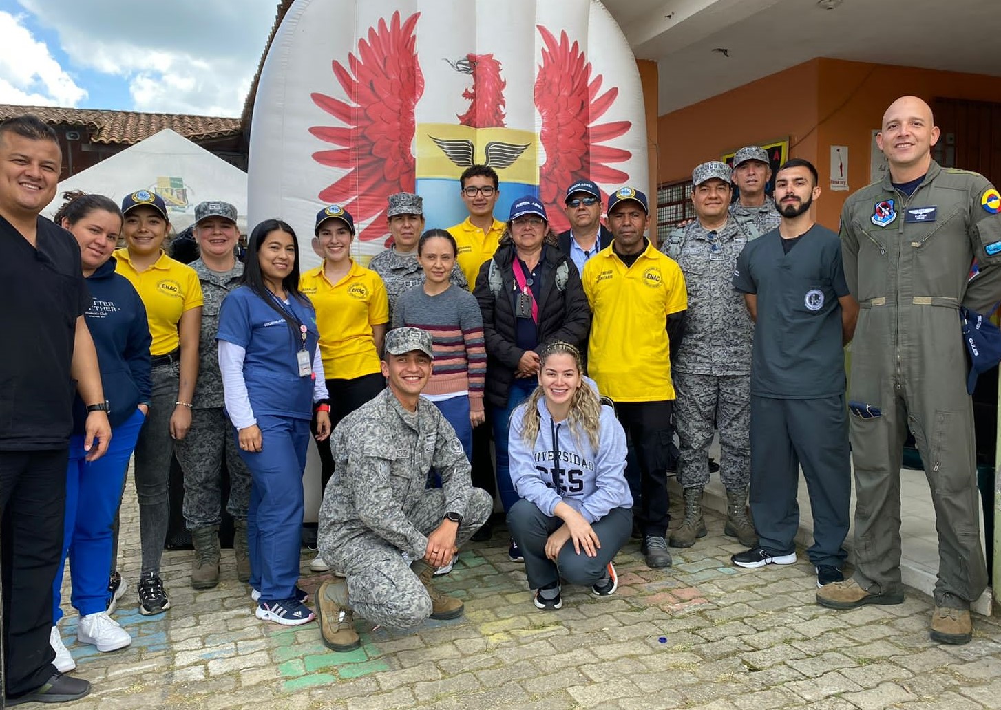 Jornada de salud y bienestar liderada por su Fuerza Aérea, benefició a comunidad de San Pedro de los Milagros