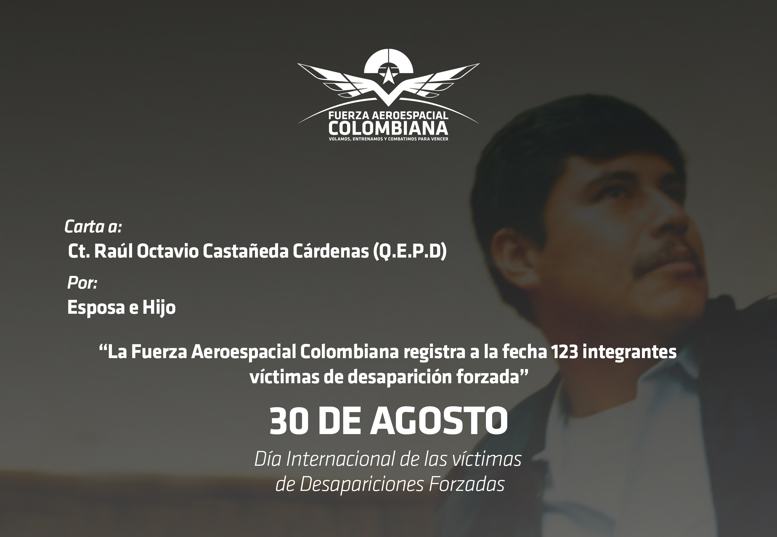 Carta al señor Capitán Raúl Octavio Castañeda Cárdenas (QEPD)