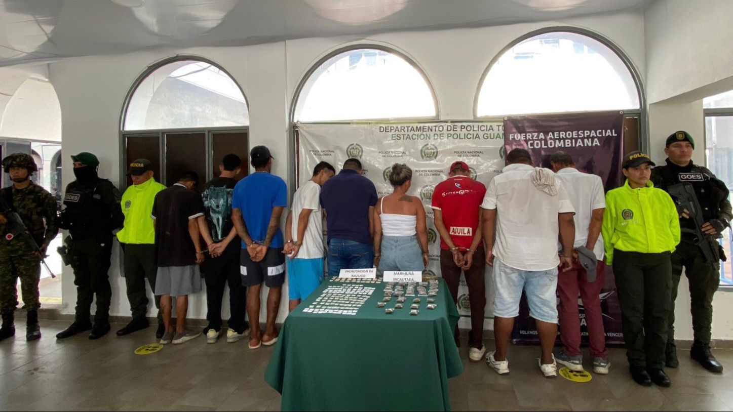 Desarticulado Grupo Delincuencial Organizado “Los de Moda”, dedicado al tráfico de estupefacientes en el Tolima