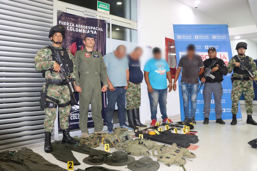 Operación en contra del narcotráfico en el centro del Tolima, deja como resultado cinco capturados