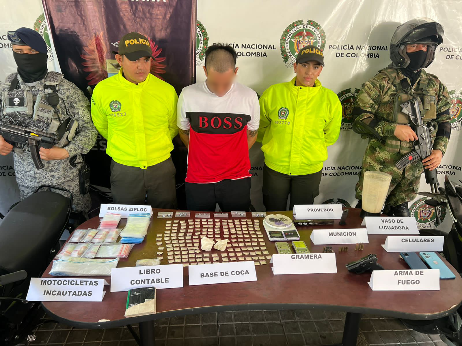 Detenido alias Caliche, presunto responsable del 60% del tráfico de estupefacientes en Melgar, Tolima