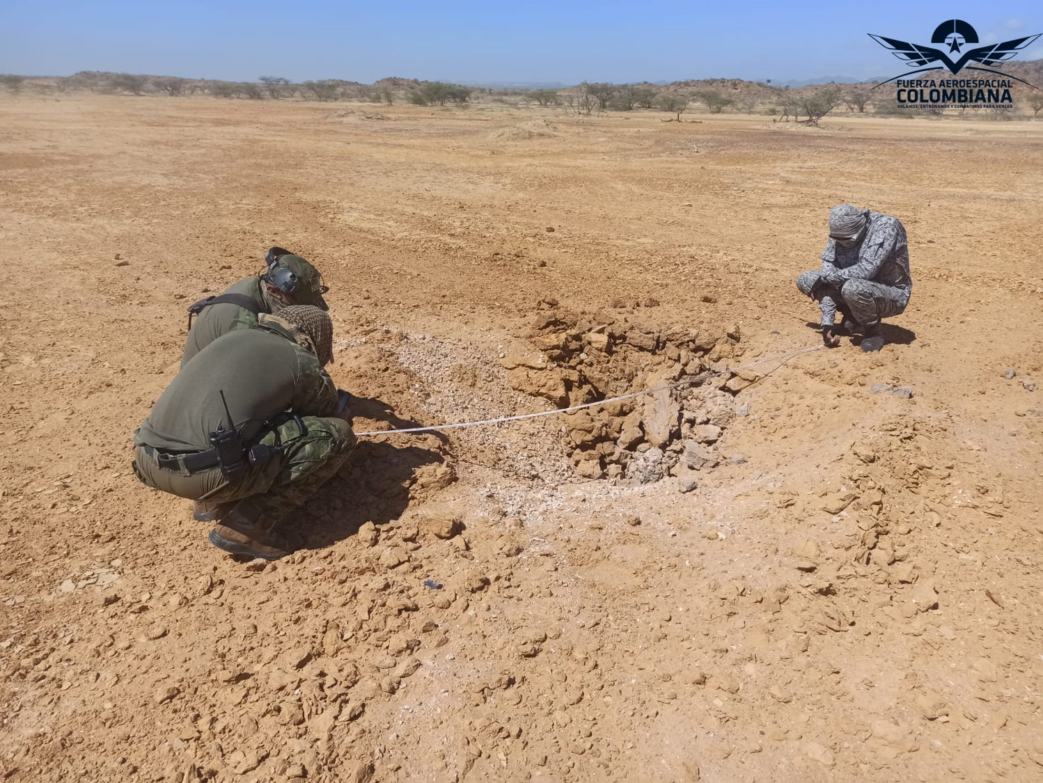 Inutilizada pista ilegal empleada para actividades ilícitas en La Guajira