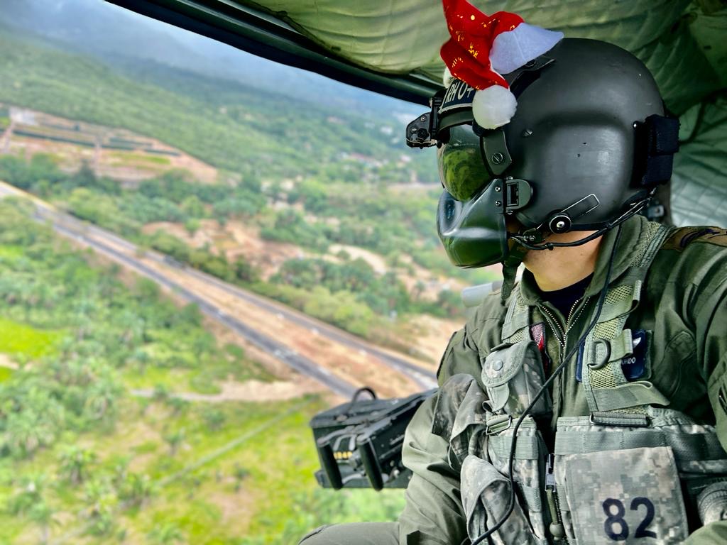 Con vigilancia aérea y terrestre se garantizan viajes navideños seguros, en el centro del país