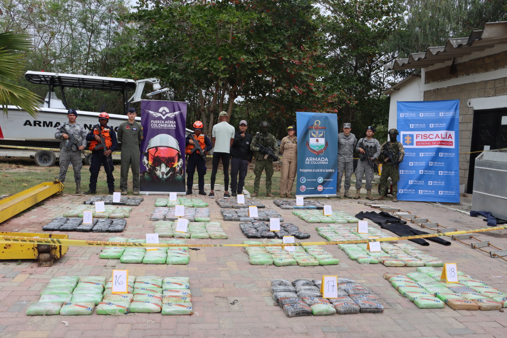 459 kilogramos de cocaína fueron incautadas sobre el río Magdalena