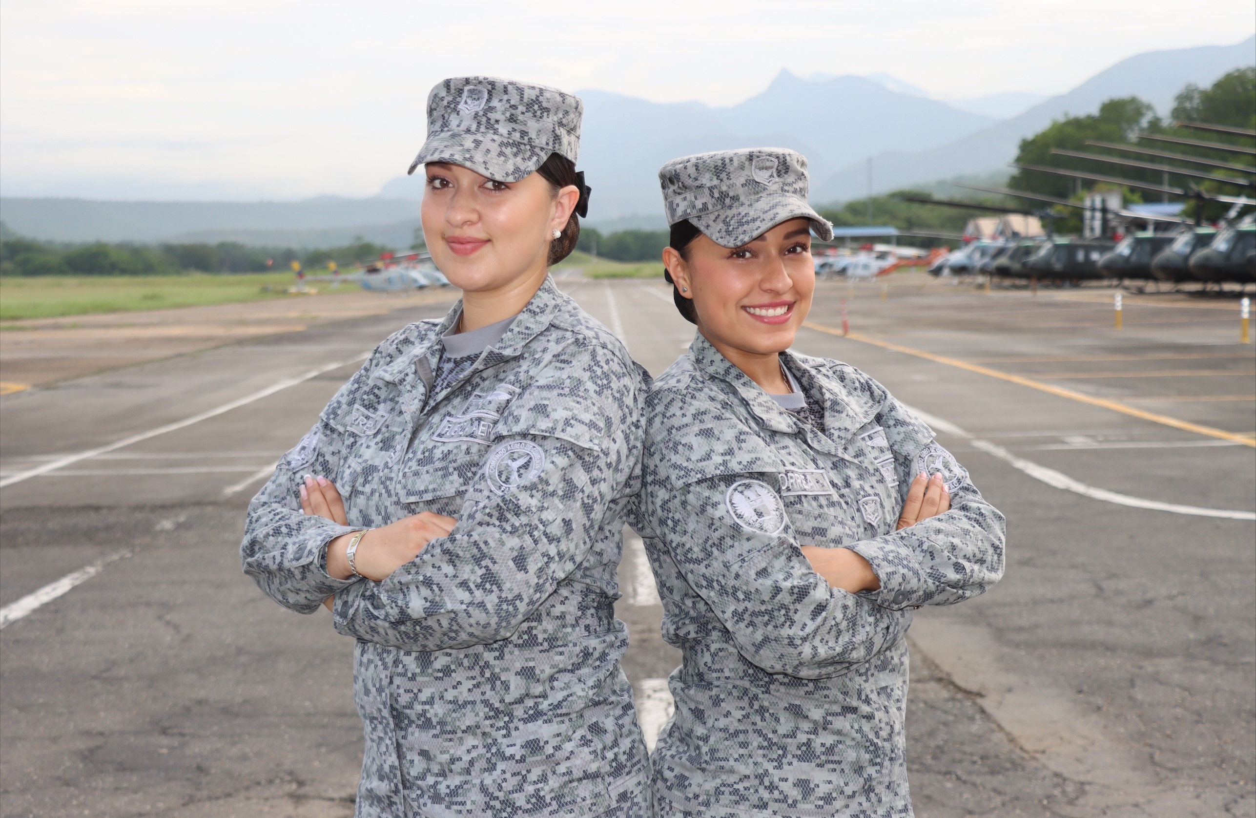 Hermanas Correa: juntas visionaron y cumplieron el sueño de pertenecer a la Fuerza Aérea