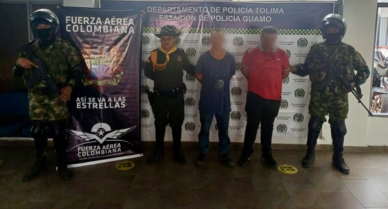 Dos capturas en flagrancia deja operación ambiental en San Luis, Tolima