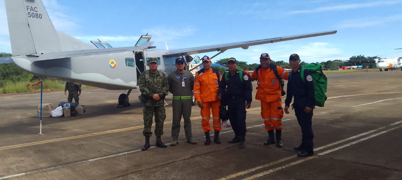 Menor indígena extraviado en Vaupés es buscado por organismos de socorro y la Fuerza Aérea Colombiana