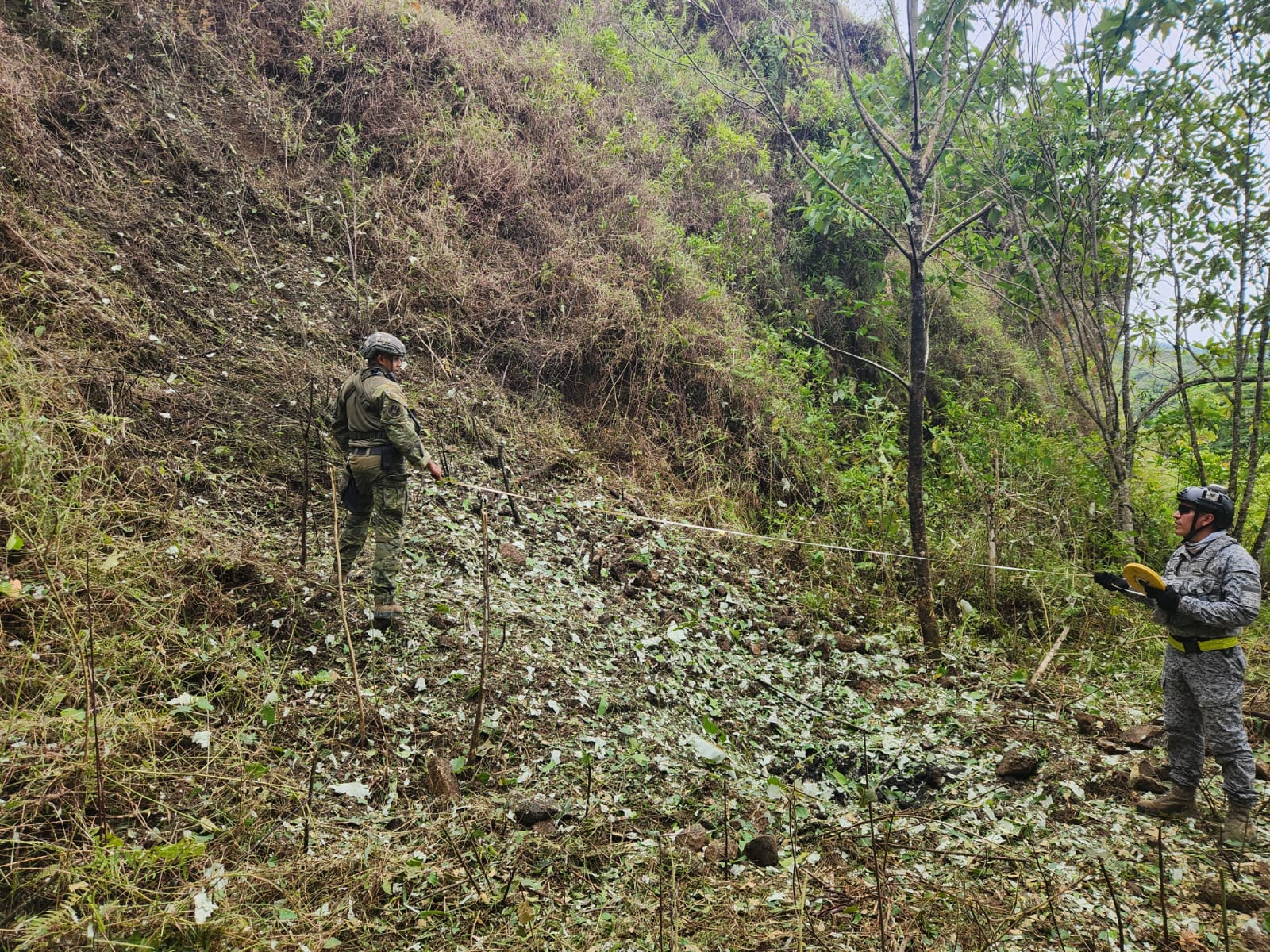 Equipo especializado logró desactivar controladamente, un artefacto reportado por la comunidad en  Villarrica, Tolima