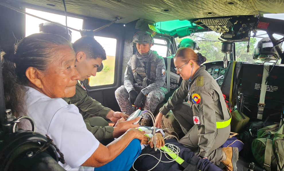 Evacuación aeromédica por mordedura de serpiente en Vichada