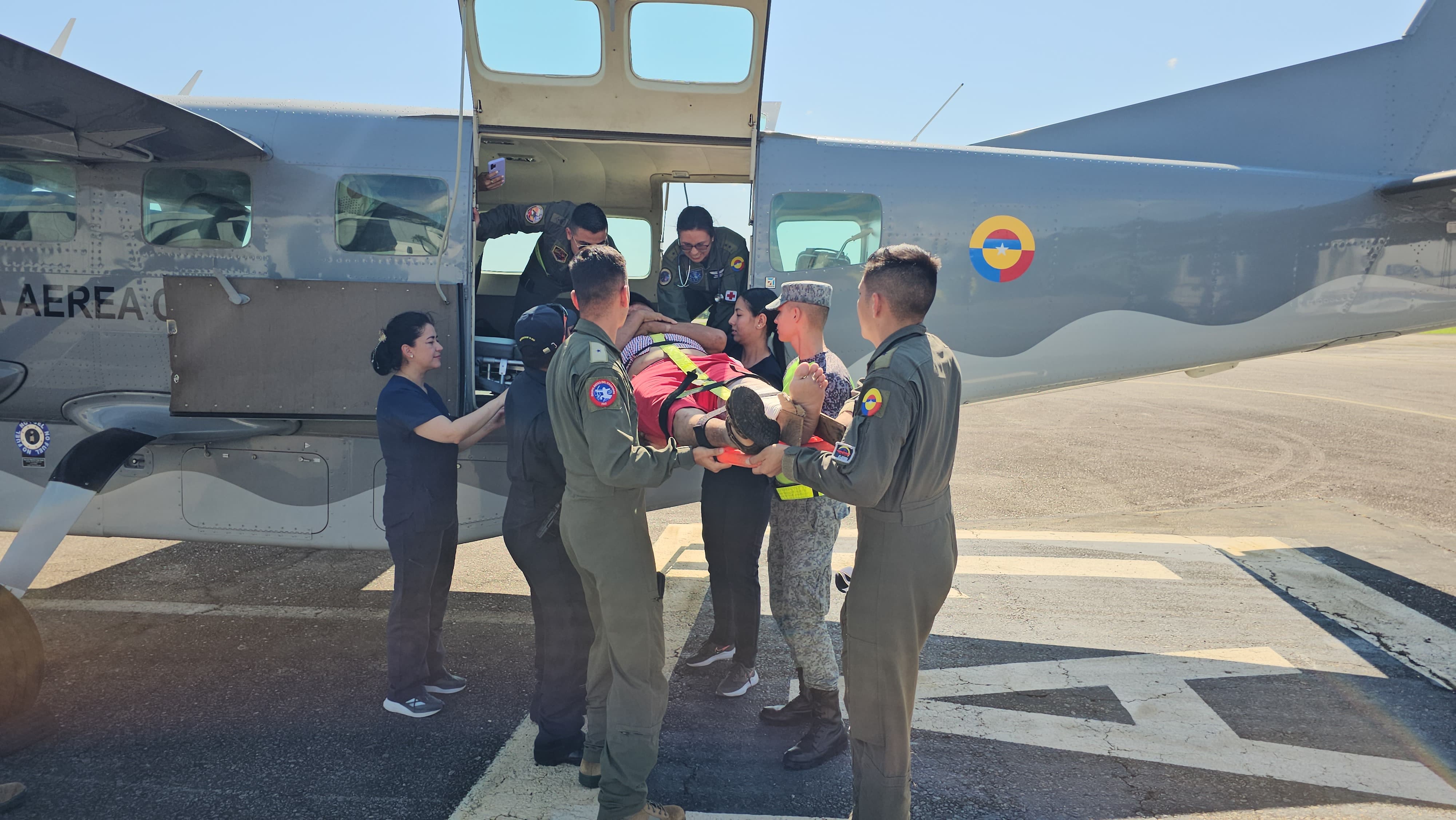 Traslado aeromédico salva la vida de un hombre de 68 años en Vichada