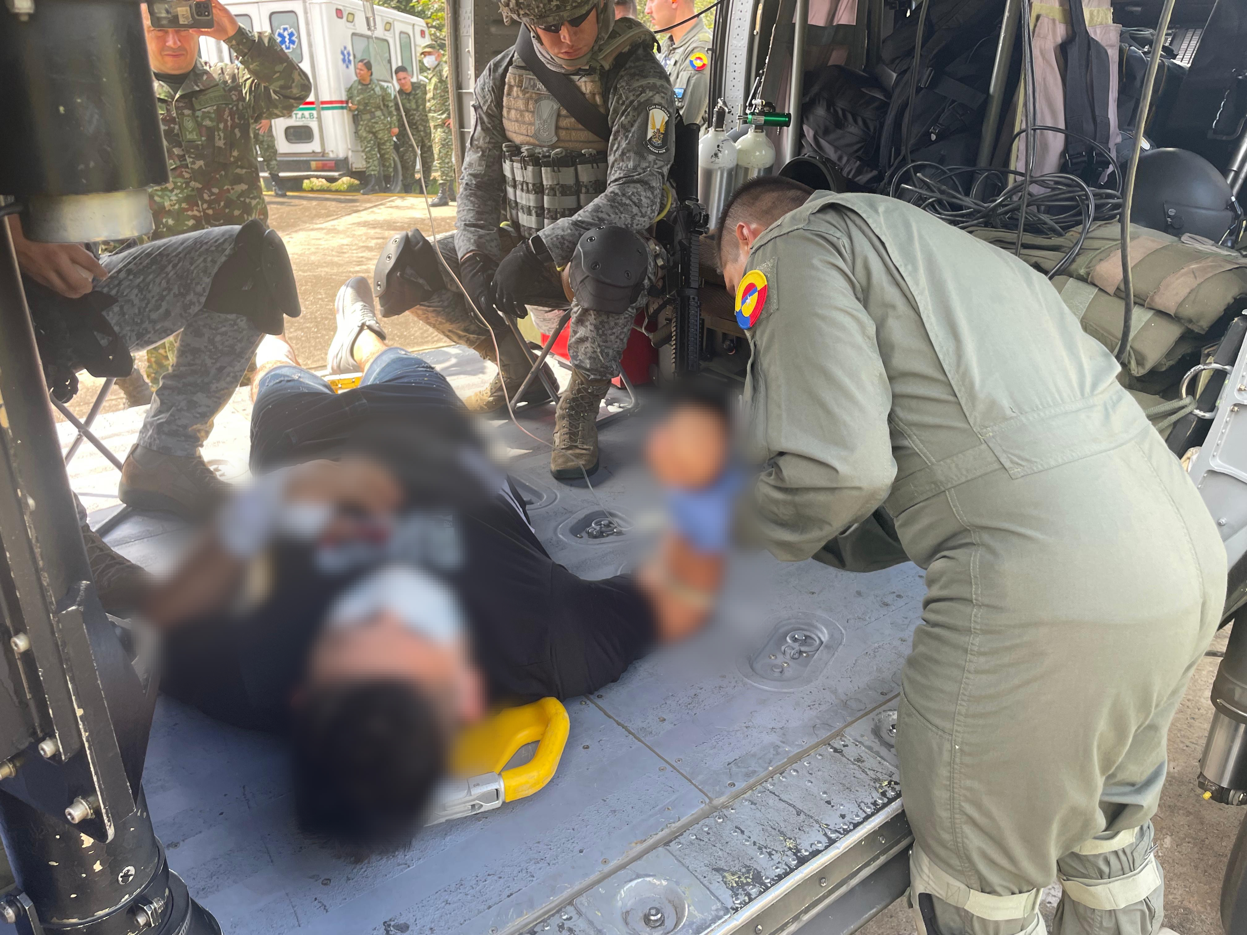 Operación humanitaria en el Catatumbo, salva vida de hombre herido