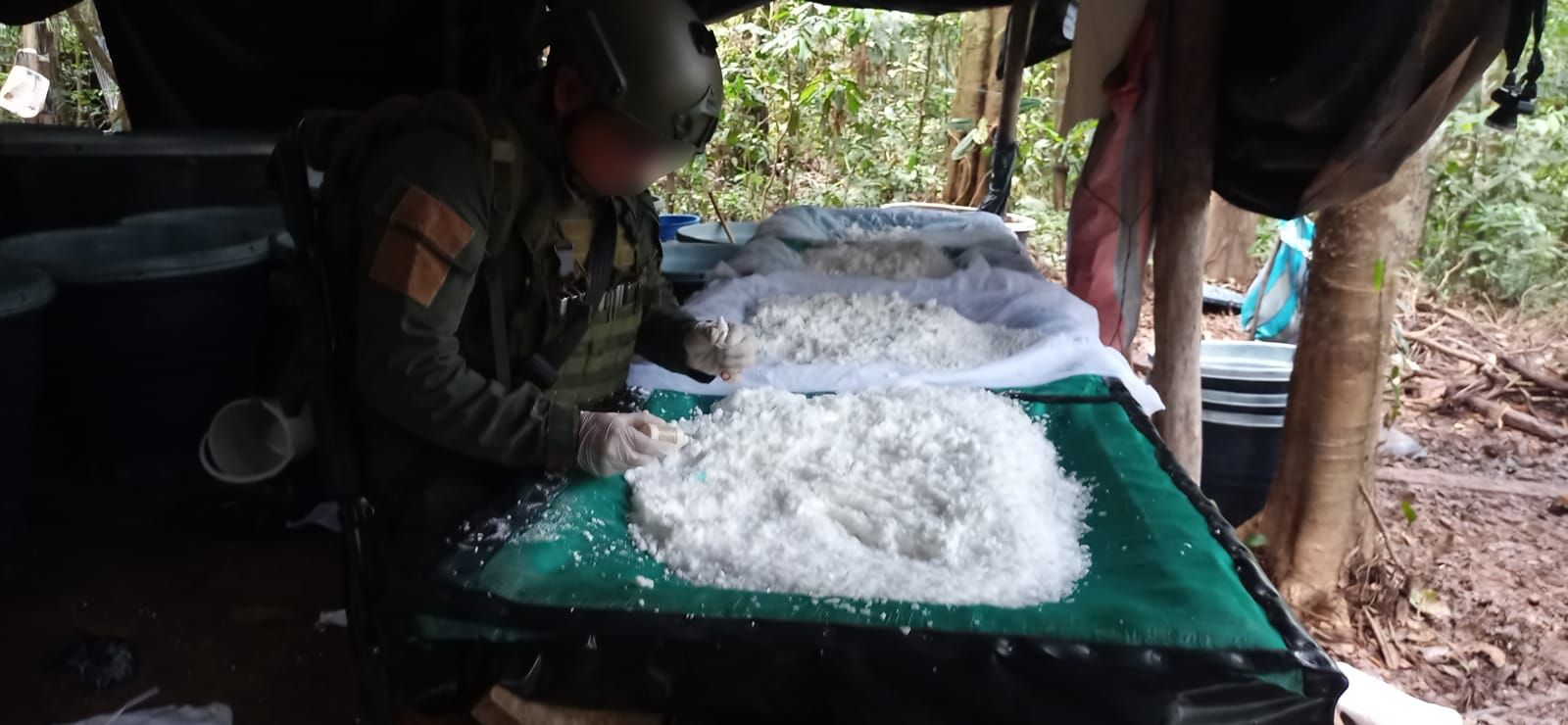 Desmantelado laboratorio avaluado en 61 mil millones de pesos