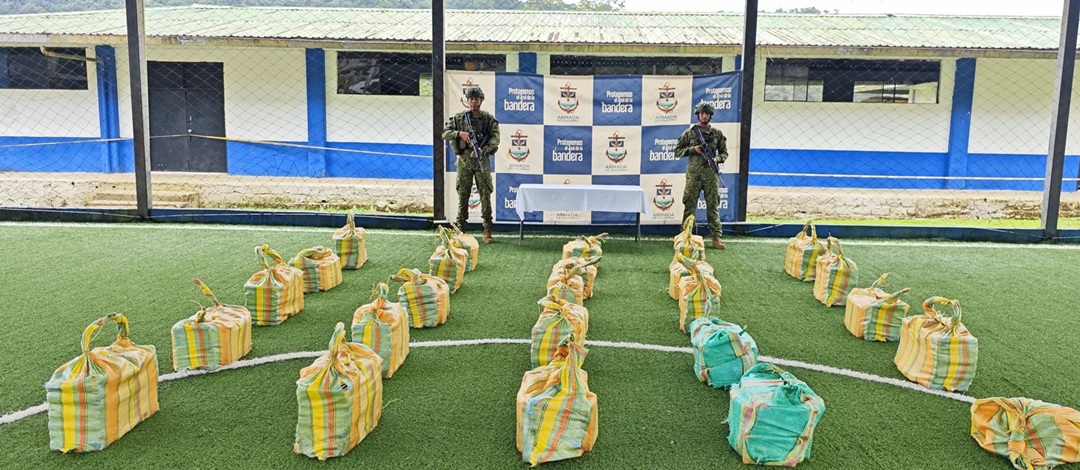 Incautado clorhidrato de cocaína avaluado en 33 millones de dólares