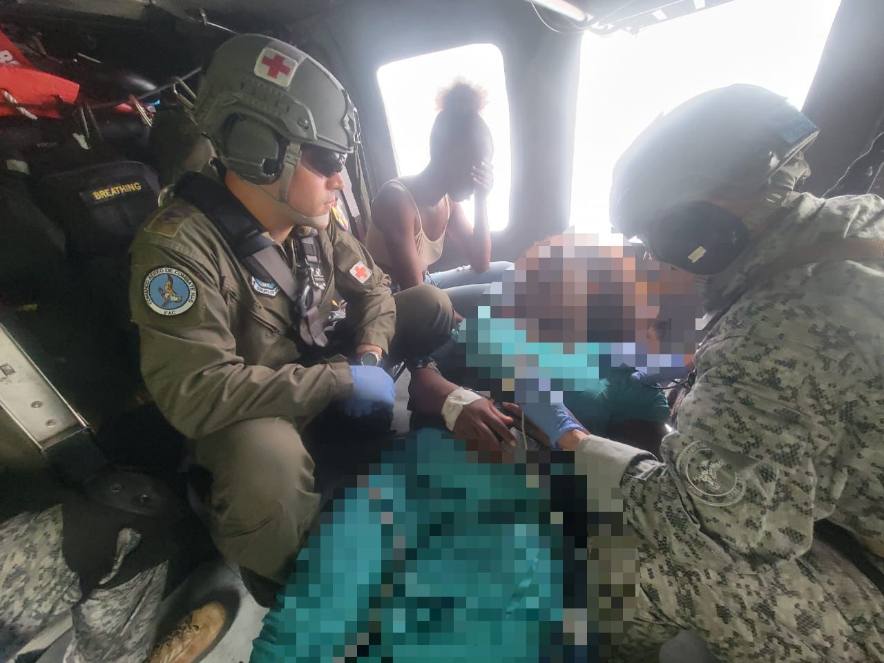 Mujer en embarazo fue evacuada desde Mandé hasta Medellín en misión humanitaria