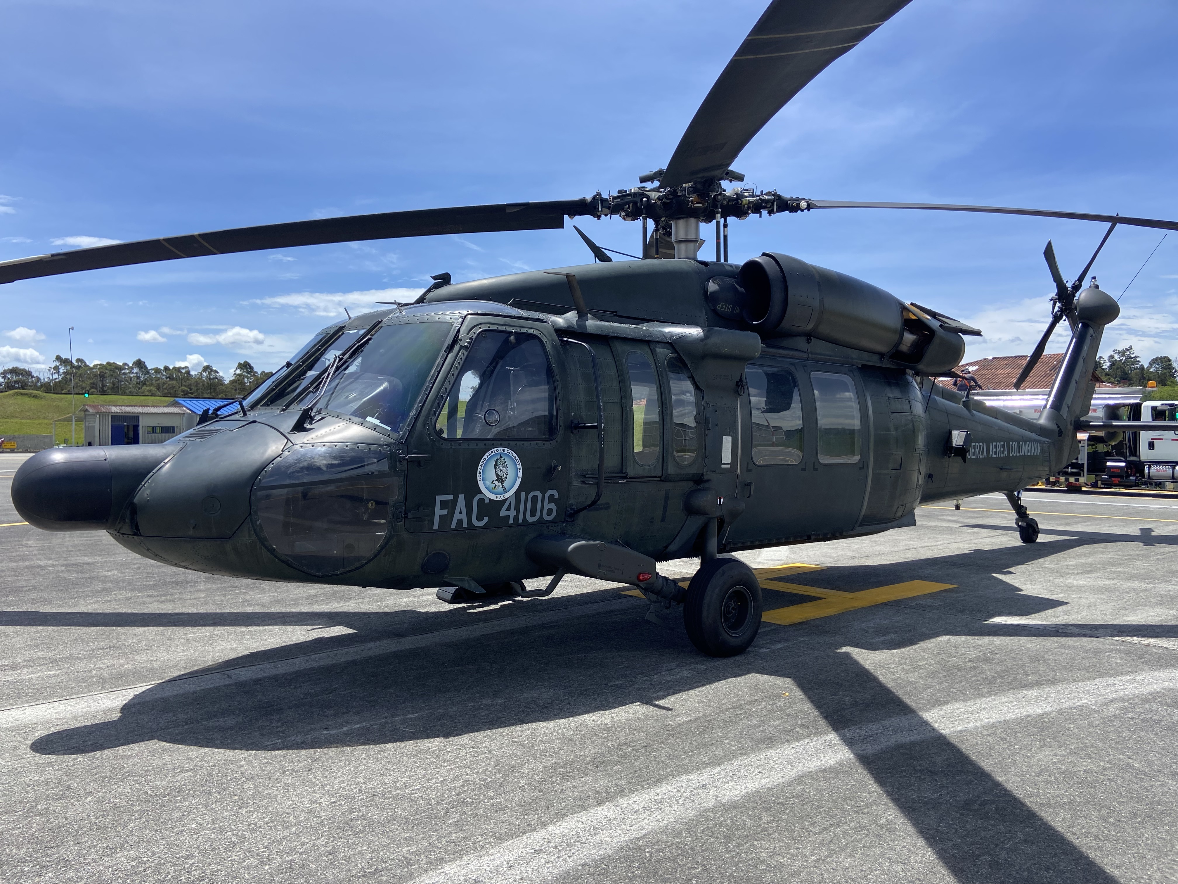 La FAC reactiva el helicóptero FAC 4106 y fortalece su flota UH-60