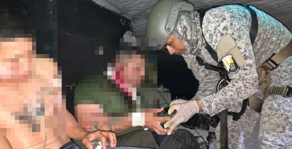 Traslado aéreo permitió atención médica a heridos en Cartagena del Chairá, Caquetá